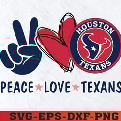 peace love with houstontexans , svg,png,eps,dxf