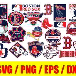 boston red sox bundle logo, svg, png, eps, dxf 2