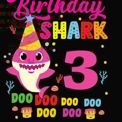 birthday shark 8 doo doo doo svg, birthday svg, shark birthday svg, baby shark birthday svg digital download