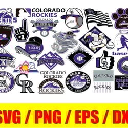 colorado rockies bundle logo, svg, png, eps, dxf 2