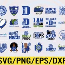 dillard university artwork hbcu collection, svg, png, eps, dxf