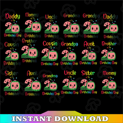 bundle 9 files cocomelon of birthday boy svg, coco melon svg, cocomelon bundle svg, cocomelon birthday svg,