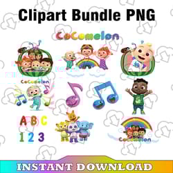 cocomelon png, cocomelon family png, cocomelon party family matching, cocomelon bundle png