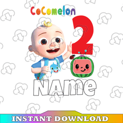 cocomelon personalized name and ages birthday png, cocomelon brithday png,cocomelon family birthday png,