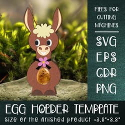 donkey chocolate egg holder template