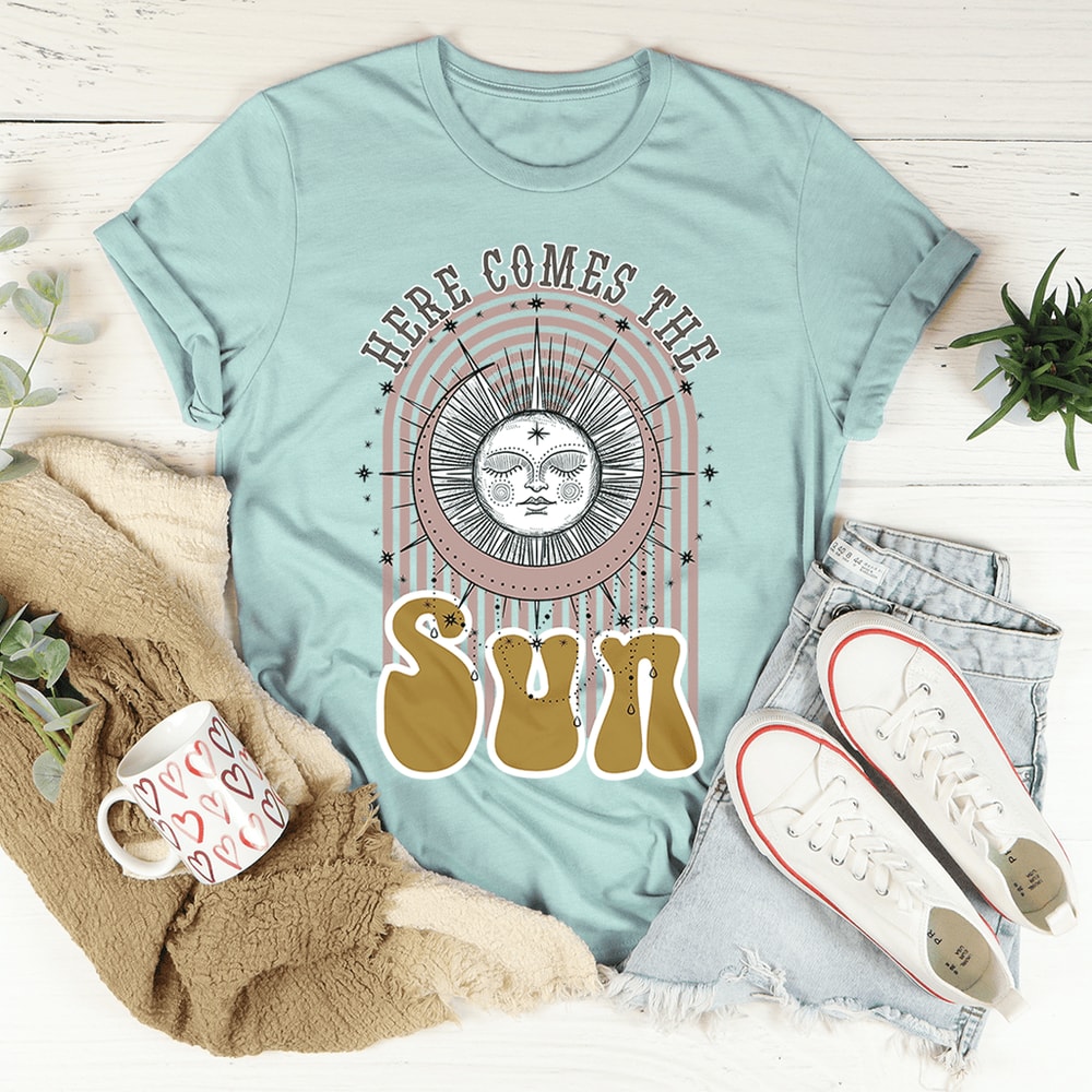 Here's Comes The Sun Boho Tee