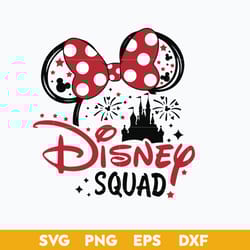 disney squad svg, minnie disney castle svg, minnie mouse svg, disney svg png dxf eps digital file