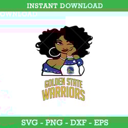 golden state warriors girl svg, golden state warriors svg, girl sport svg, nba svg, png dxf eps, instant download