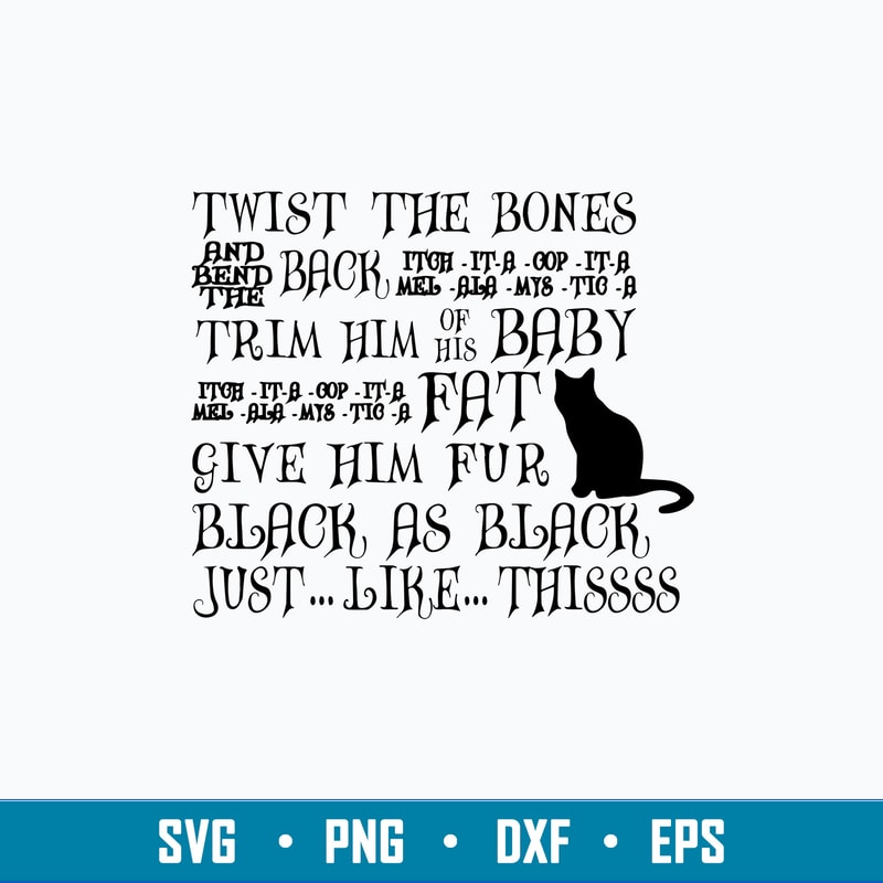 Twist The Bones Hocus Pocus Svg, Halloween Svg, Png Dxf Eps File.jpg