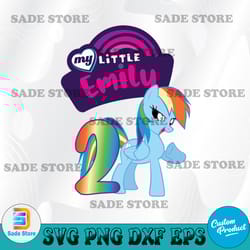 personalized name and age with unicon, cricut, svg files, file for cricut, for silhouette, cut file, dxf, png, digital