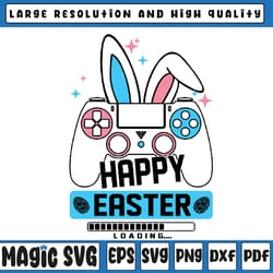 happy easter svg, easter gamer svg, boy easter shirt, easter bunny svg, cute bunny svg , easter bunny, digital download