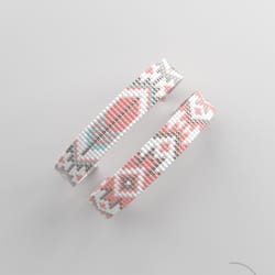 bead loom pattern, loom bracelet pattern, miyuki pattern, square stitch pattern, pdf file, pdf pattern_254 no word chart