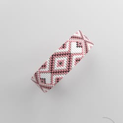 bead loom pattern, loom bracelet pattern, miyuki pattern, square stitch pattern, pdf file, pdf pattern_245 no word chart