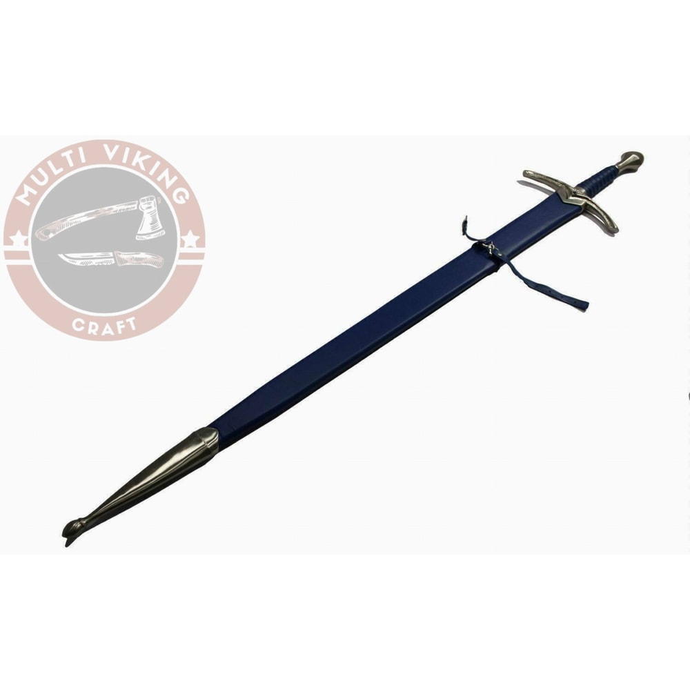 HandForged Damascus Steel Viking Sword - Medieval Sword With Sheath - Hand Forged Sword - Long Swords - Gift For Him - Fathers Day Gif (2).jpg