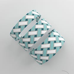 bead loom pattern, loom bracelet pattern, miyuki pattern, square stitch pattern, pdf file, pdf pattern_229 no word chart