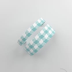 bead loom pattern, loom bracelet pattern, miyuki pattern, square stitch pattern, pdf file, pdf pattern_188 no word chart