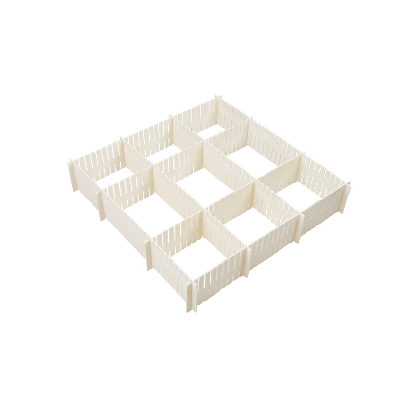 freecombinationadjustabledrawerorganizer white