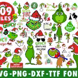 grinch bundle svg, grinch svg, cut files, the grinch bundle, grinch christmas svg, bundle svg - download file