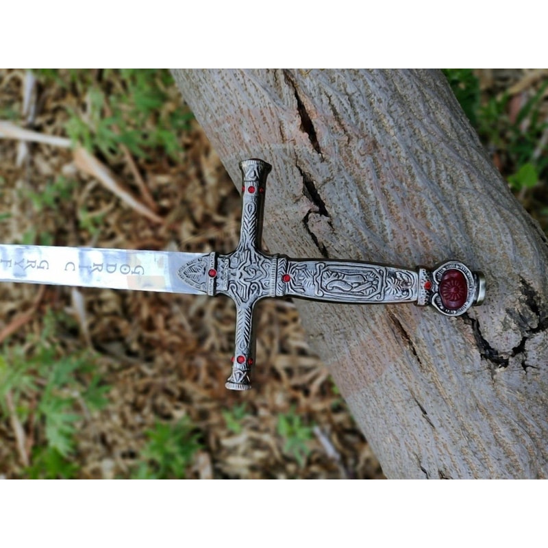 Harry Potter Sword Of Gryffindor Movie Replica Fantasy Sword With Leather Sheath, Handmade Sword, Gift For Him, Gift For Husband, Birthday Gift (2).jpg