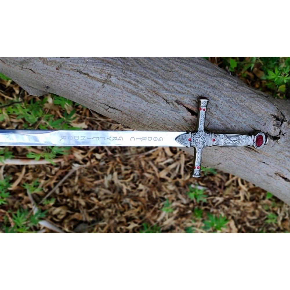 Harry Potter Sword Of Gryffindor Movie Replica Fantasy Sword With Leather Sheath, Handmade Sword, Gift For Him, Gift For Husband, Birthday Gift (3).jpg