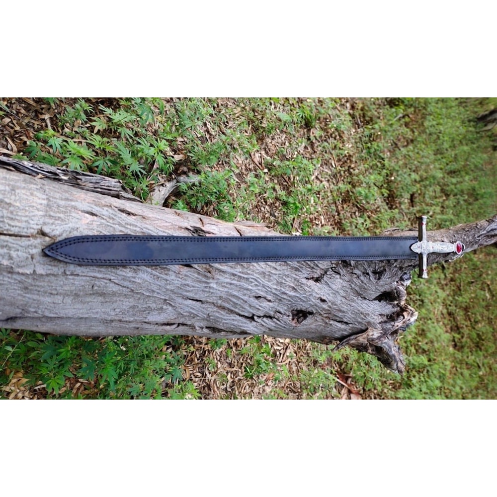 Harry Potter Sword Of Gryffindor Movie Replica Fantasy Sword With Leather Sheath, Handmade Sword, Gift For Him, Gift For Husband, Birthday Gift (7).jpg