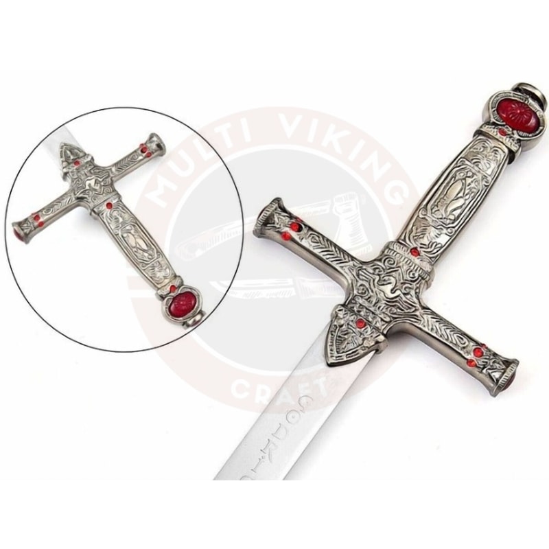 Harry Potter Sword Of Gryffindor Movie Replica Fantasy Sword With Leather Sheath, Handmade Sword, Gift For Him, Gift For Husband, Birthday Gift.jpg