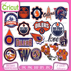 edmonton oilers svg, edmonton oilers bundle, edmonton oilers logo, nhl bundle, nhl logo, nhl