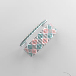 bead loom pattern, loom bracelet pattern, miyuki pattern, square stitch pattern, pdf file, pdf pattern_176 no word chart