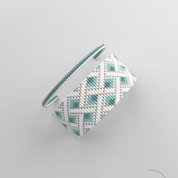 bead loom pattern, loom bracelet pattern, miyuki pattern, square stitch pattern, pdf file, pdf pattern_168 no word chart