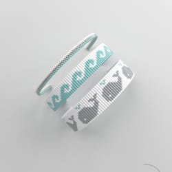 bead loom pattern, loom bracelet pattern, miyuki pattern, square stitch pattern, pdf file, pdf pattern_163 no word chart