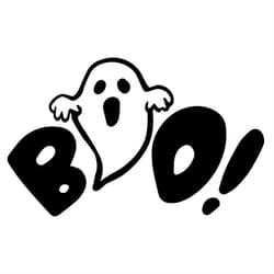 boo boo white ghost svg silhouette