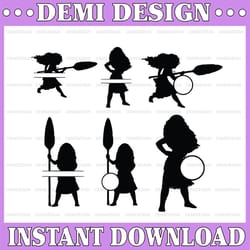 moana svg bundle, disney's moana svg cut files, moana silhouette svg bundle, moana clipart
