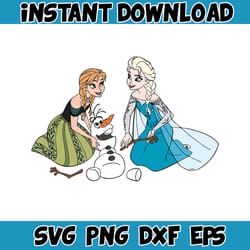 frozen svg, frozen svg, anna svg, olaf svg, frozen silhouette, frozen clipart (14)