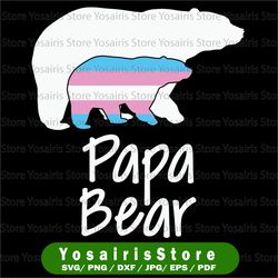Papa Bear & Baby Bear Svg, Bear Family Svg, Gay Pride Svg, Lgbt Svg, Lgbt Flag Svg, Lgbt Pride Svg, Lgbtq Svg