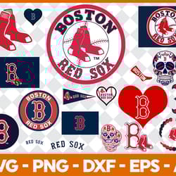 boston red sox bundle svg, boston red sox svg, mlb svg, sport svg, png dxf eps file