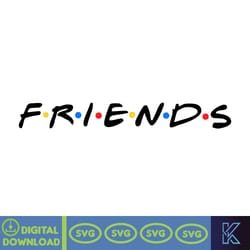 friends, svg, friends tv show png, friends clipart, friends pdf, svg files for cricut, digital instant download (209)