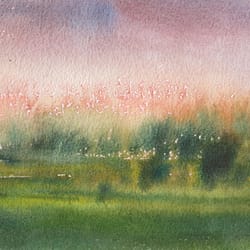 original watercolor painting | abstract watercolor art | minimal watercolor painting | small watercolor painting