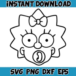 the simpsons svg - the simpsons birthday svg - the simpsons cut files (105)