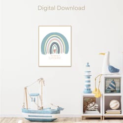 printable wall art rainbow, boho rainbow wall art printable, printable posters black and white, printable wall art, digi