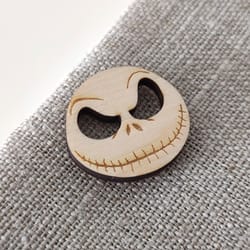 wooden buttons set of 20, knitting accessories, halloween buttons, crochet notions