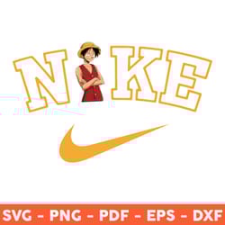 luffy x nike svg, monkey d. luffy svg, monkey d. luffy with straw hat svg, one piece svg, luffy svg, eps - download file