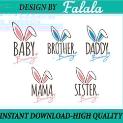 family bunny svg mama bunny svg easter shirt svg bunny ears kids easter, easter png, digital download