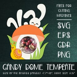 bunnies | candy dome template