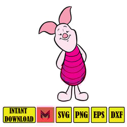 winnie the pooh svg, tigger svg, eeyore svg, piglet svg, pooh svg, winnie cricut file, winnie the pooh cut file, pooh sv