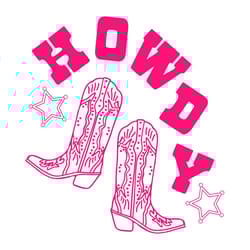 howdy western svg cowboy boots svg cricut for files design
