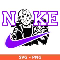 jason nike logo svg, halloween svg, horror movie svg, horror characters svg, cricut, silhouett - download file