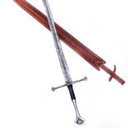 collectible swords 42 inch damascus steel battle ready sword, two handed long sword