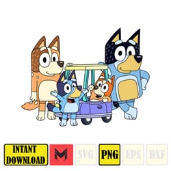 bluey png, bluey family party png, bluey birthday png, bluey party png, bluey party decorations (120)