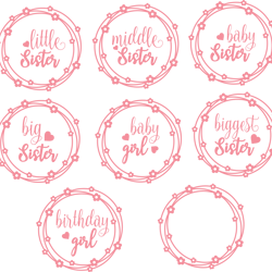 sibling bundle svg, brother and sister family svg, dxf, png, eps, cricut, silhouette cut file, sibling shirt cut file