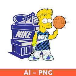 nike box x bart simpson png, nike logo png, bart simpson png, sport fashion png, ai digital file - download